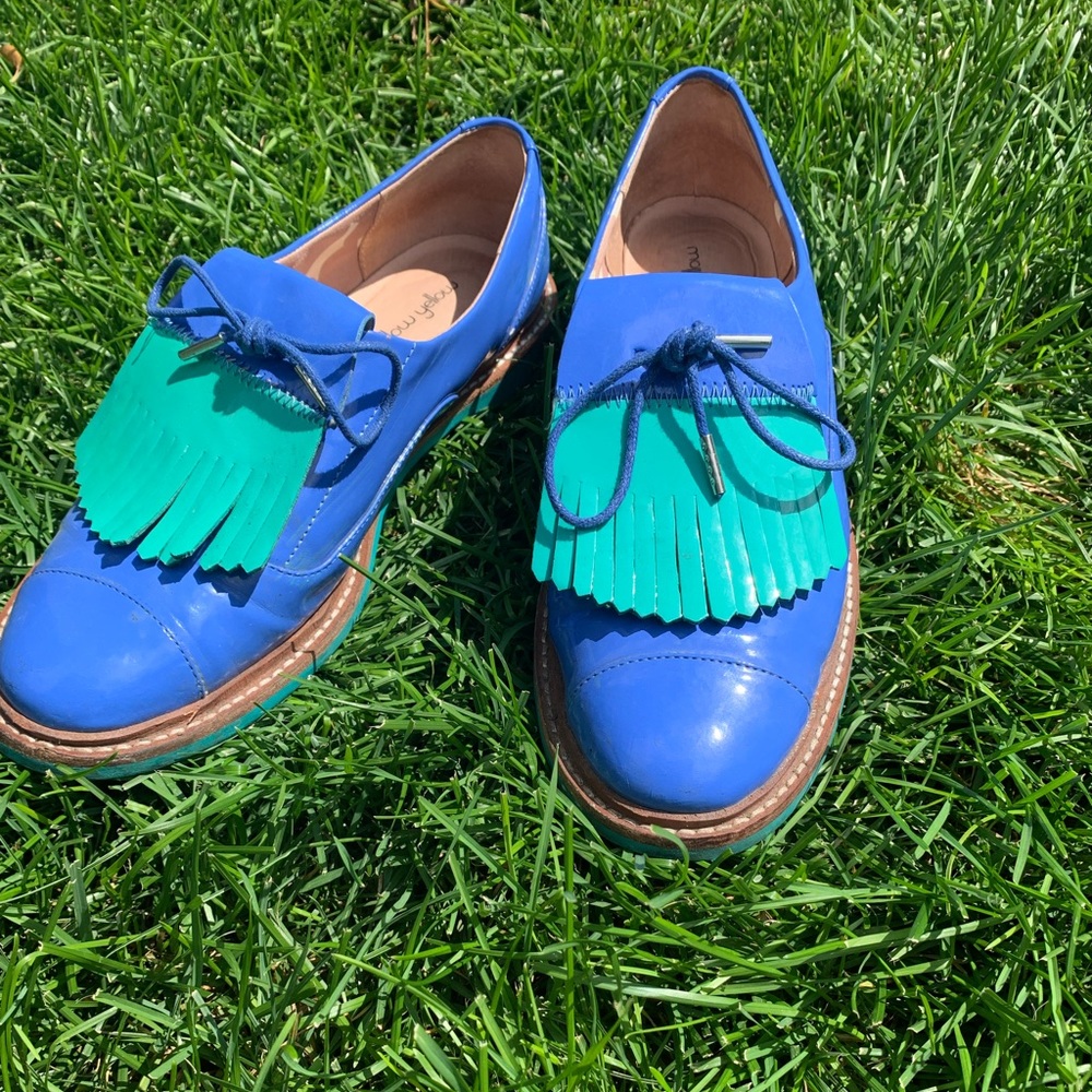 Authentic leather loafers, size 40 EU (7.5)